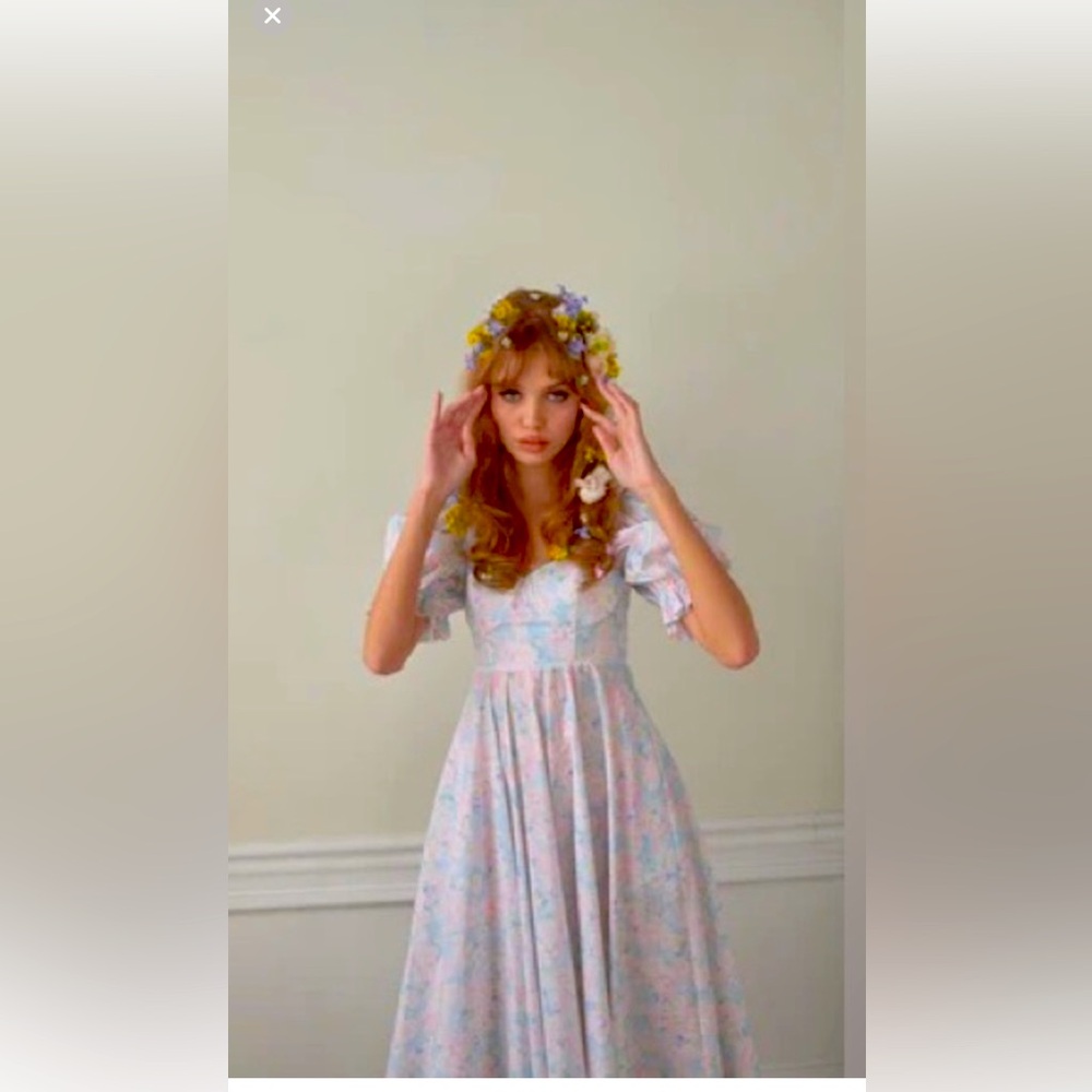 Selkie tea rose dress 4x